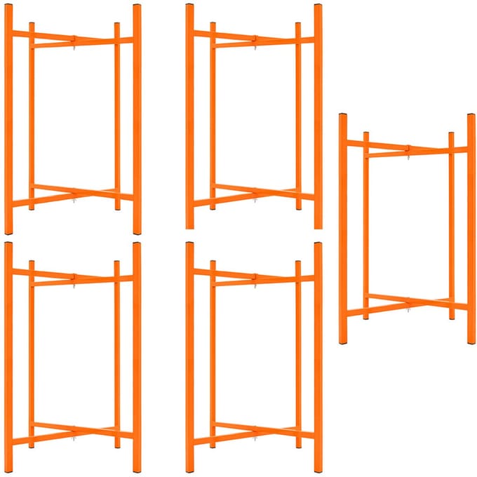 Opklapbare mortelstandaards - oranje - 750mm - set van 5