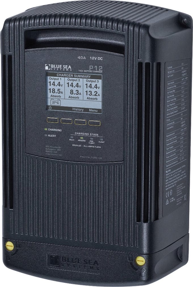 Blue Sea Systems P12 Acculader 12V 40A