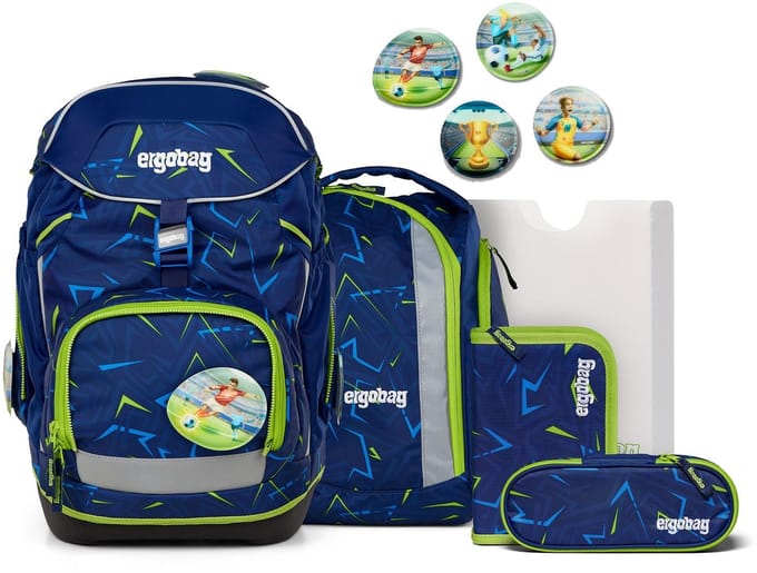 ergobag schooltas Pack Set 6-delig SpitzenreitBär donkerblauw