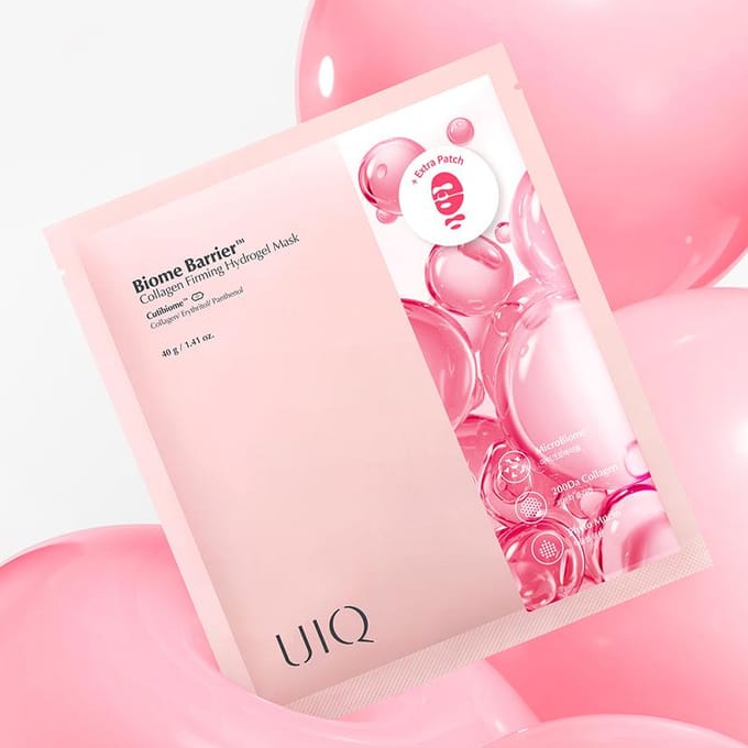 [UIQ] Biome Barrier Collageen Verstevigend Hydrogel Masker 40g*5ST white