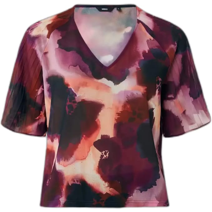 V-hals Blouse voor dames Mexx Waterflower