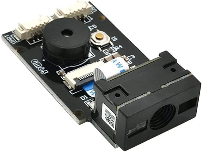 Barcode Scanner - QR Code Module - Snel Scannen - Geavanceerde Decodering - 10 x 9 x 5 cm - Zwart