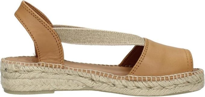 Toni Pons Etna Dames Espadrilles Cuiro | Cognac | Leer | Maat 41 | ETNAcuiro