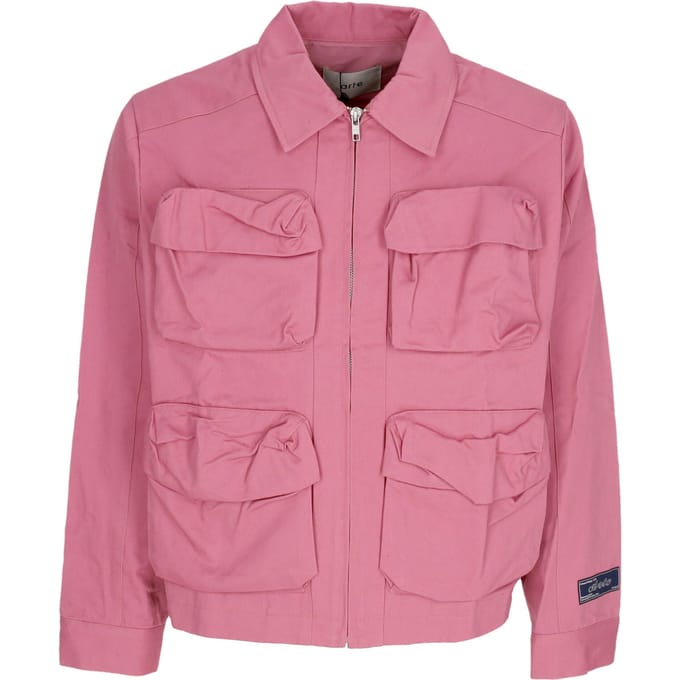 Herenjas 3d Pockets Nylon Jacket Pink