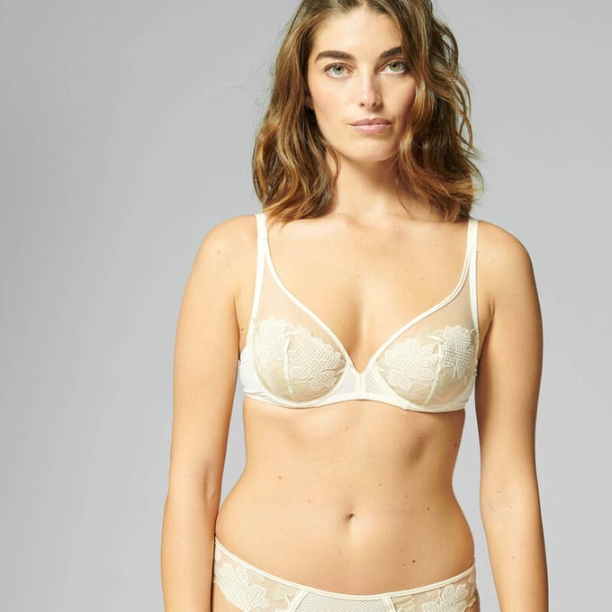 Simone Pérèle Dahlia Triangel BH Ivoor 85 C