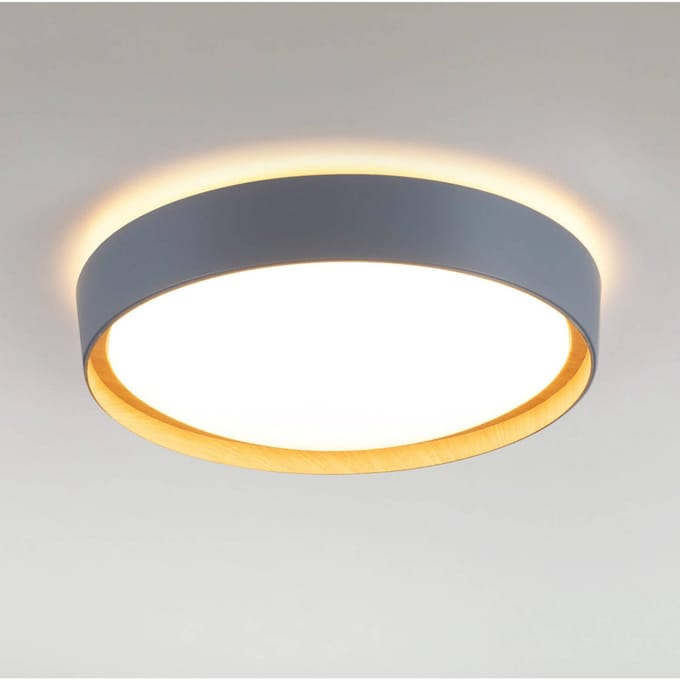 JUST LIGHT. GmbH Plafondlamp Emilia, drievoudig dimbaar, grijs
