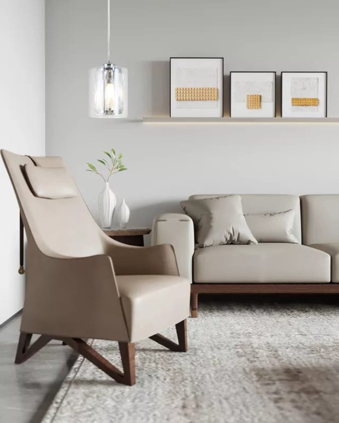 Reality Tesh Hanglamp - E14 - Chroom - 1 Lichtpunt