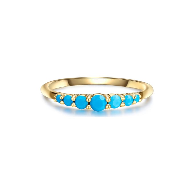 Glanzstücke München Dames-Damesring 925 Zilver Kleur steen 52 Blauw 32021179