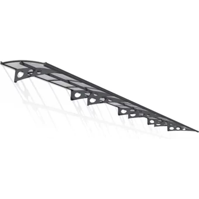 Palram | Canopia - Veranda- En Deurluifel Herald - Helder/grijs - 892x139cm