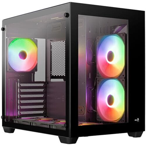 PC-behuizing - AEROCOOL - Dryft G v2 (zwart) - Kubus - ATX-formaat - Zonder voeding