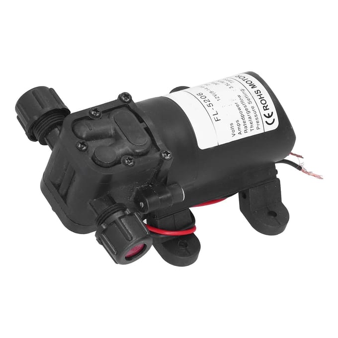 12V 36W Membraanpomp Dubbele Draad Mini Hogedruk DC Waterpomp voor Landbouwspuit