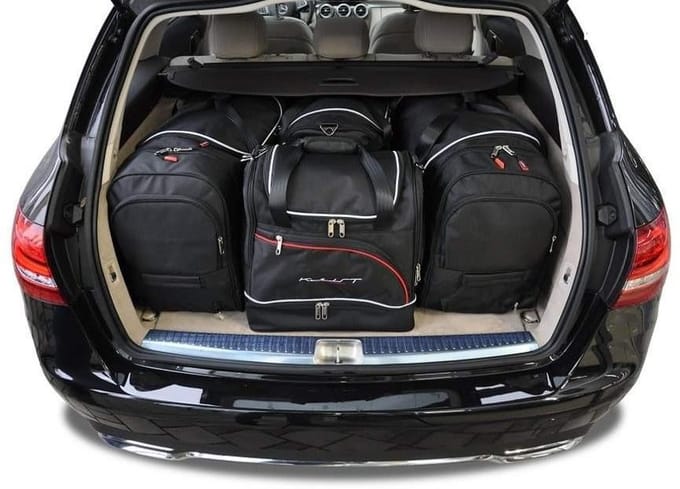Kjust Autotassen Op Maat Mercedes C-klasse Wagon (2014+) 4-delig