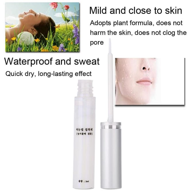 Dubbele Ooglidlijm Natuurlijk Langdurig Onzichtbare Nepwimper Gel Pen white