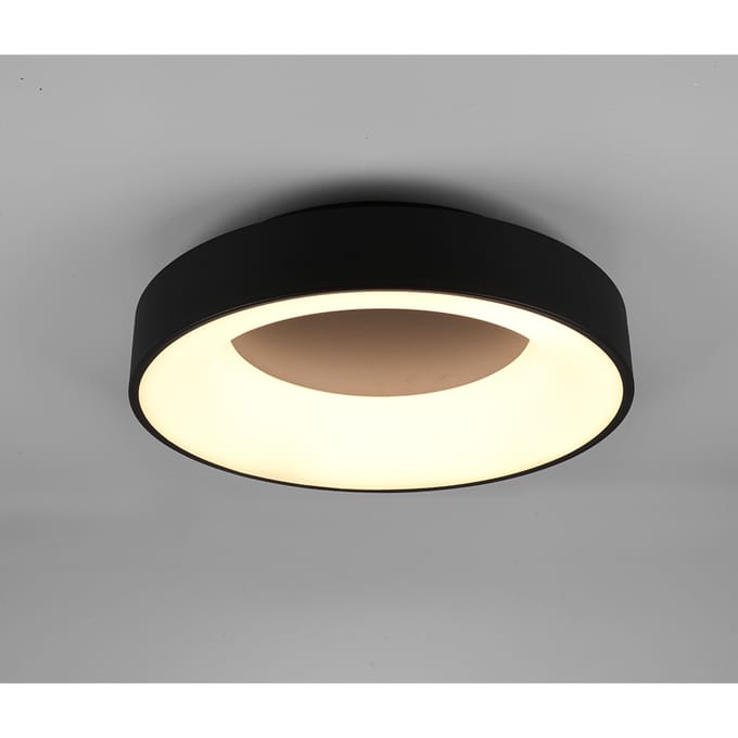 Shadora Plafondlamp Ø 45 cm Kira Zwart Mat