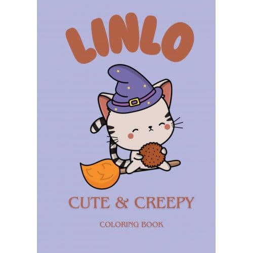 Cute & Creepy Coloring Book - Linlo Coloring