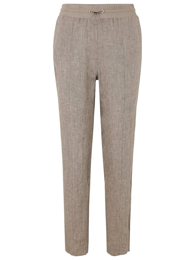 Enkellange broek Van Doris Streich beige
