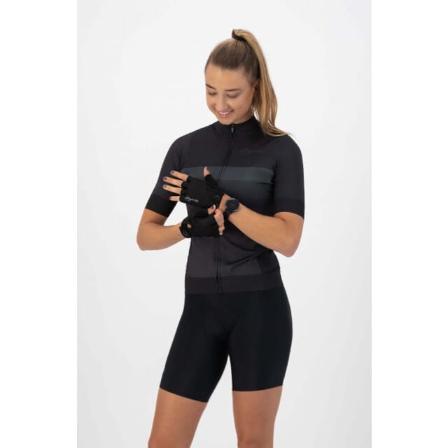 Rogelli Core Dames Fietshandschoenen - Zomer - Korte vinger - Zwart