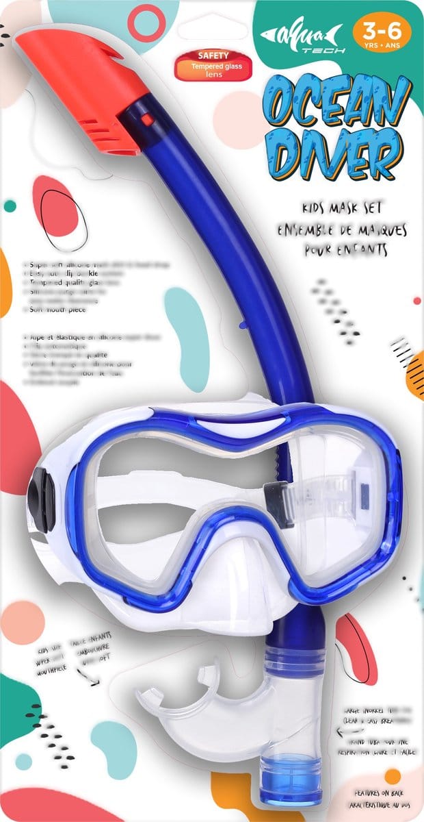 Snorkelset Ocean Diver | blauw