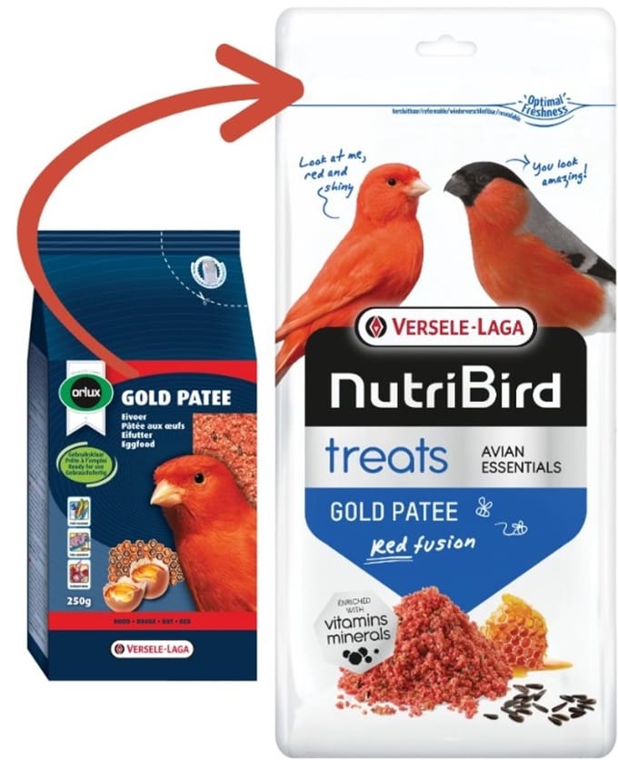 Versele-Laga Orlux Gold patee rood - Versele laga - Supplementen - Vogelvoer - Patee