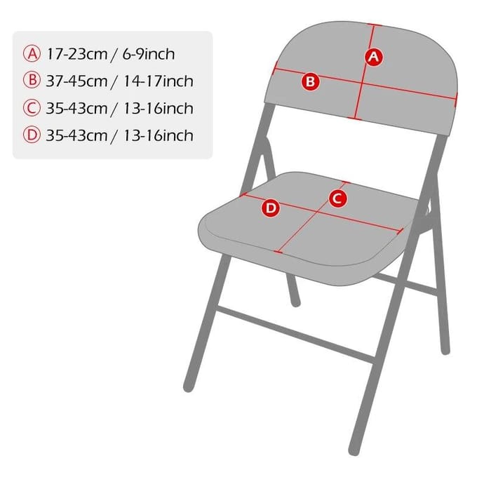 Couverture de chaise de salle à manger pliante de ménage housse de dossier de chaise housse de chaise élastique anti-poussière d'ordinateur de bureau 2 PCS