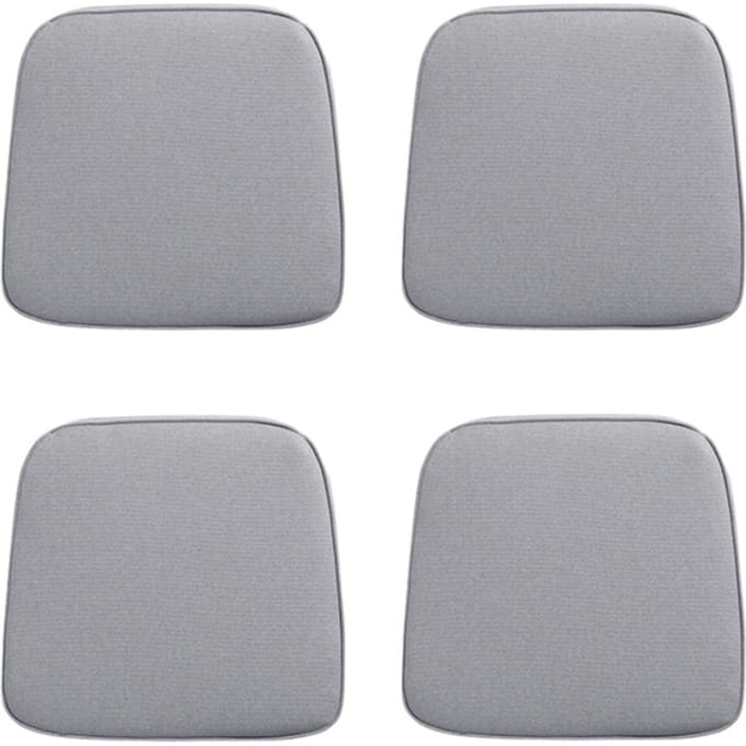 Madison - Zitkussen Wicker Manchester light grey - Ca. 48x48 cm - Set van 4