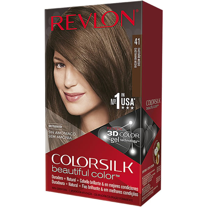 Colorsilk Haarverf #41-middentint Kastanje