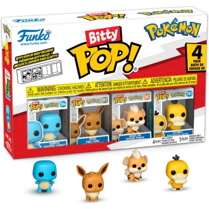 Funko! - Bitty POP 4PK Pokemon Squirtle - Figuur