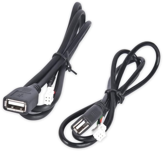 Universele USB Adapter 4 Pin & 6 Pin Connector voor Autoradio