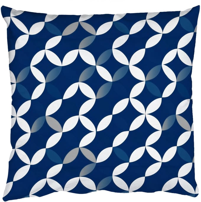 Sierkussens - Kussentjes Woonkamer - 60x60 cm - Abstract - Patroon - Blauw