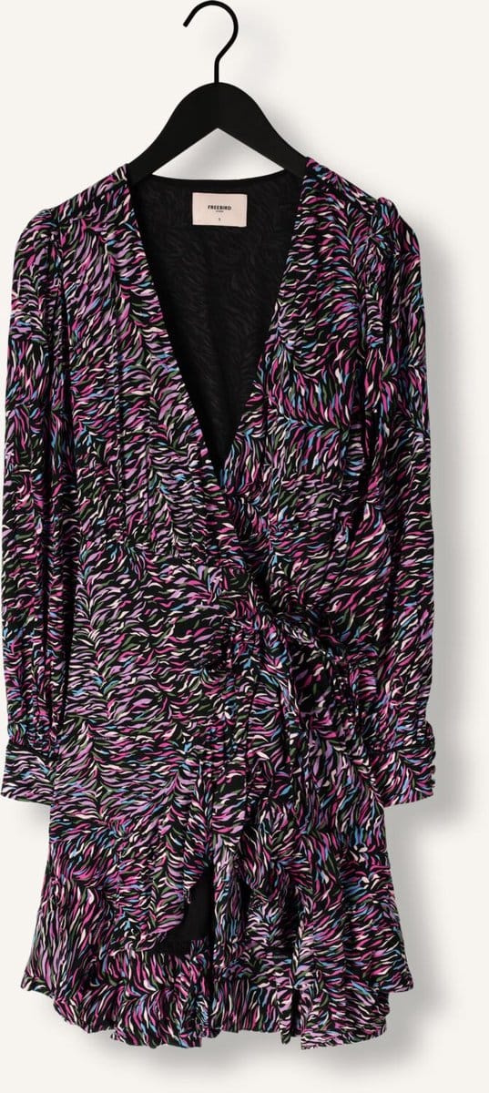 Freebird Rowenda Dames - Jurk - Zwart - Maat S