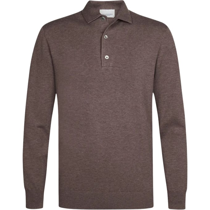 Profuomo Polo One Piece Polos Aubergine Ppxj30003