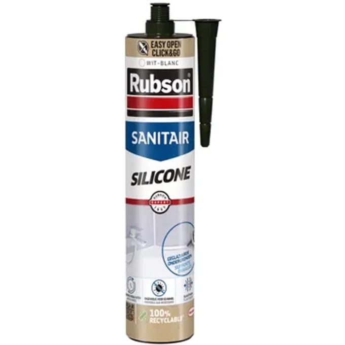 Rusbon Silicone Sanitair Wit 280ml