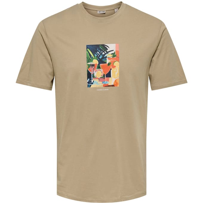 Only & Sons Stillo Life Regular SS Shirt Heren - Maat S