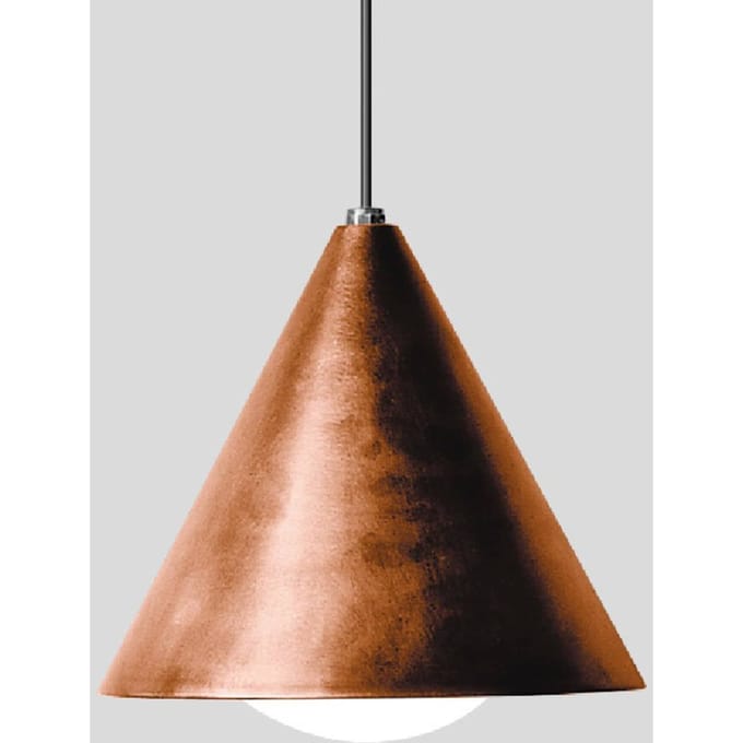 BEGA 31073K3 LED hanglamp koper/opaalglas