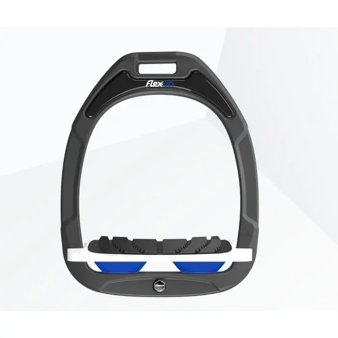 Grijpsteunen Schuin Antraciet/Wit/Blauw Flex-On Green Composite
