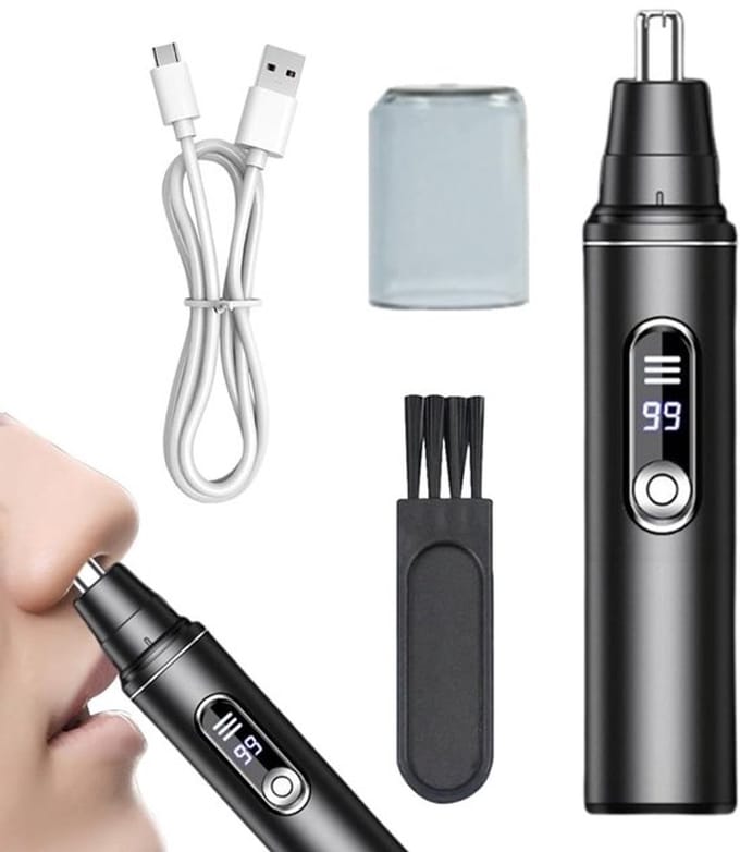 Allecto - Neushaartrimmer - Oplaadbare neushaartrimmer - LED-display