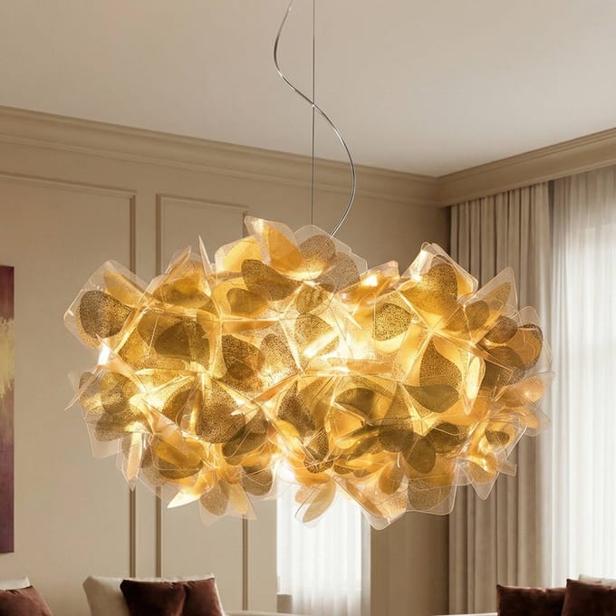 SLAMP Clizia Mama Non Mama Hanglamp Klein Goud/ Doorzichtig Draad