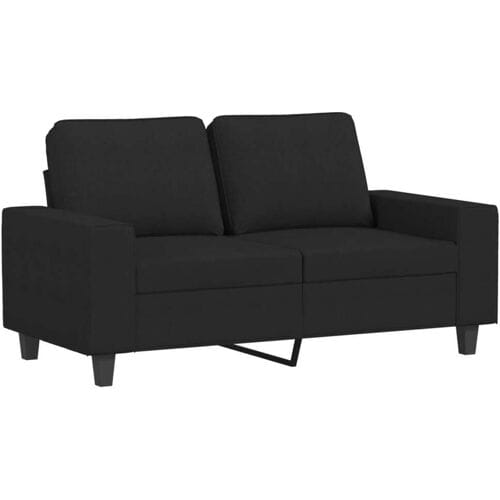 vidaXL - 3-delige - Loungeset - stof - zwart