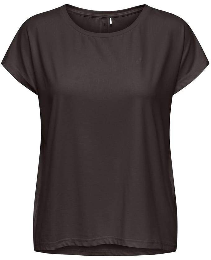 ONLY PLAY AUBREE LIFE ON SS BAT LOOSE TEE NOOS Chocolate Tor 15137012 chocolat