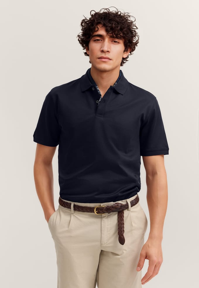 Bugatti Herren Polo shirt subtiel elegant