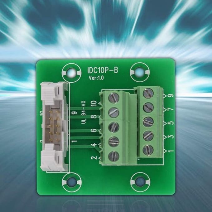 Dailygoody - 10Pin Mannelijke Header Board Terminal Block Connector