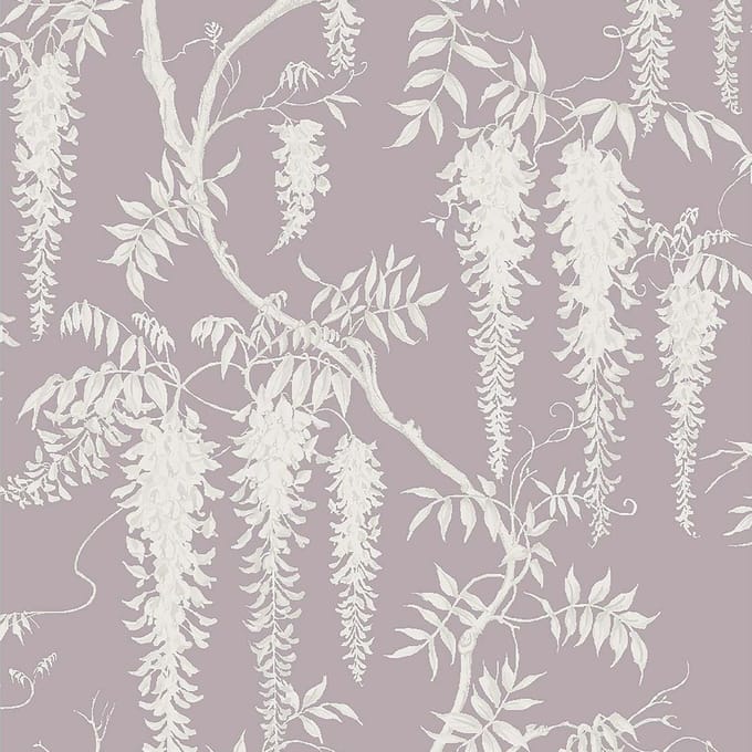 Next vliesbehang Wisteria Trails Mauve 10mx52cm