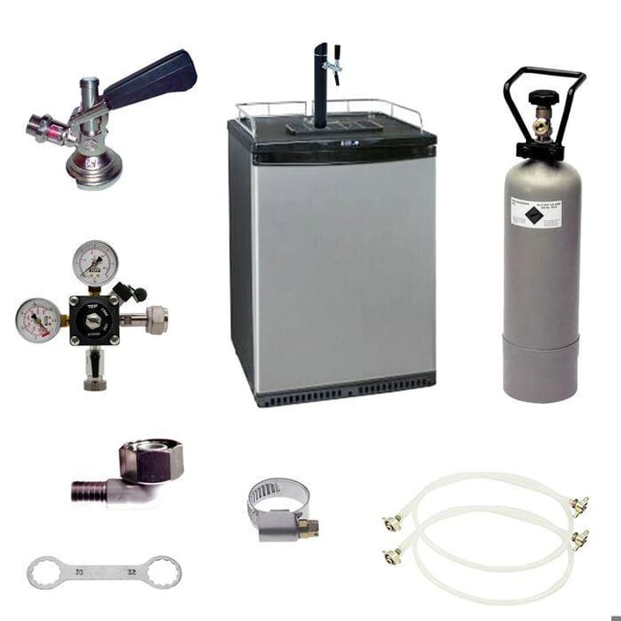 Bier tapkraan - KegMaster® - Complete set - Bierzuil - Compensatiekraan - NC Adapter
