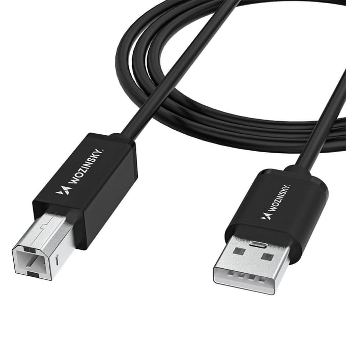 Wozinsky WKDDY3S USB-B - USB-A 480Mb/s Cable 2m - Black