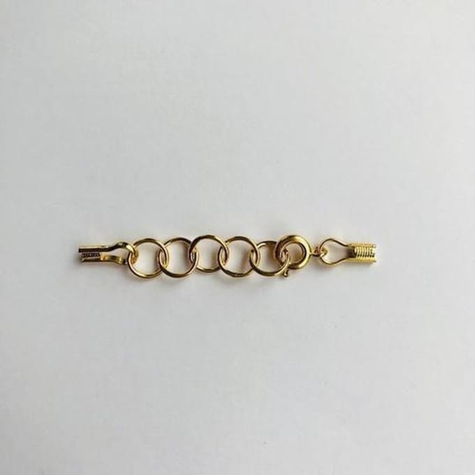 Spring catch / set, 50mm, Gold