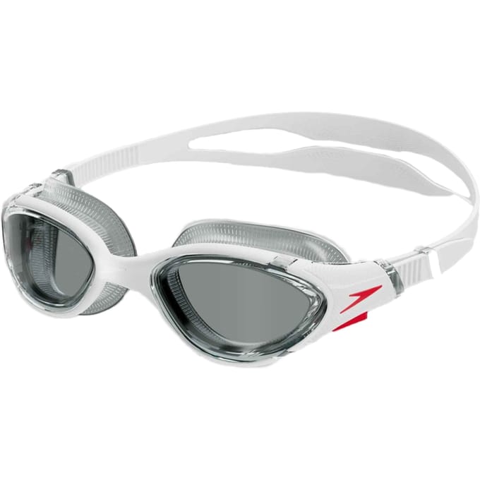 Speedo Uniseks Volwassene 2.0 Biofuse zwembril (Wit/Rook)