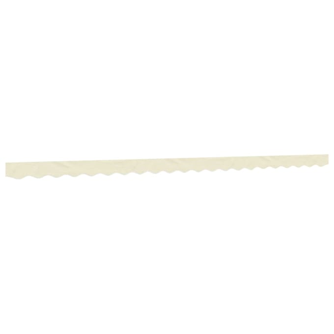vidaXL - Vervangingsdoek - voor - luifelrok - gestreept - 500 - cm - crèmekleurig