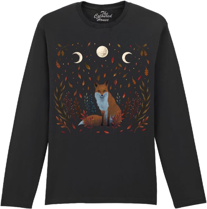 Vos Autumn Fox The Coloured House Longsleeve T-shirt M