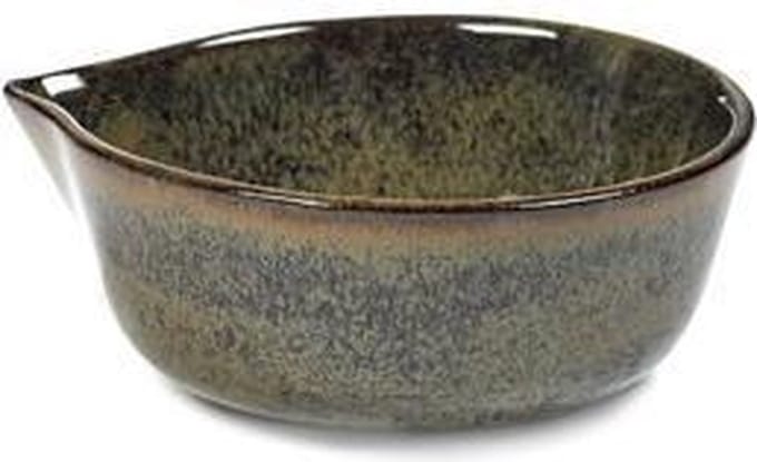 Serax Surface by Sergio Herman Sauskom - Ø11cm x H4,5cm - Indi Grey - 1 stuk
