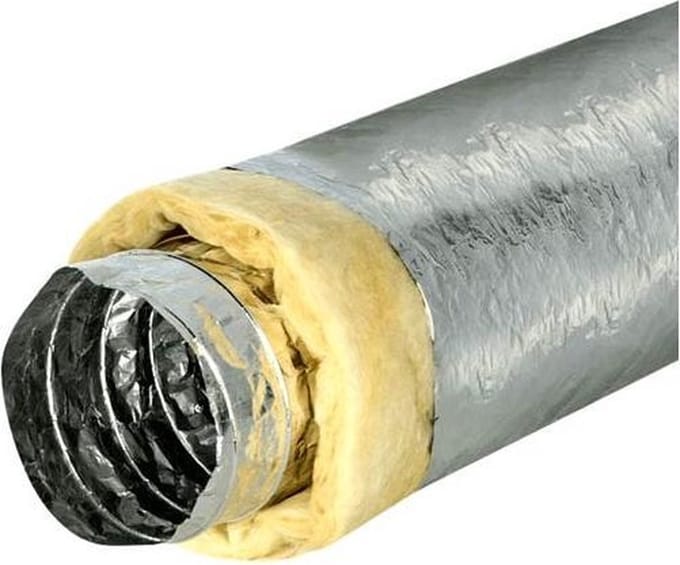 Isodec thermisch 127 mm geisoleerde ventilatieslang (10 meter)